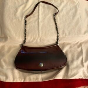 Timeless Stuart Weitzman Mini-Bag!  Rare burgundy color!